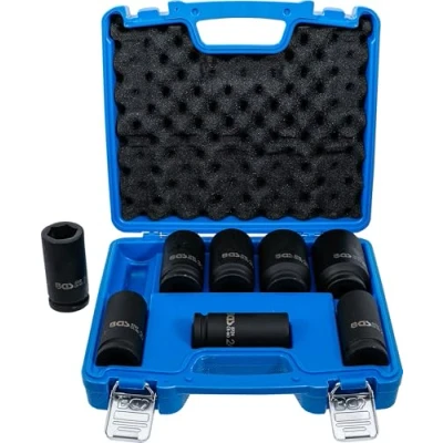 Imagen de BGS 5241 Juego de llaves vaso impacto, extra largas entrada 20 mm (3/4&quot;) 22 38 8 piezas