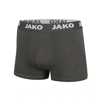 Imagen de JAKO Calzoncillos bóxer básicos para Hombre, 2 Unidades, Antracita, XXL