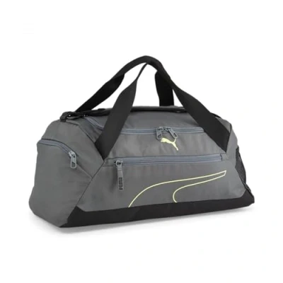 Imagen de PUMA Fundamentals Sports Bag S, Bolsa deportiva adultos unisex, Mineral Gray Lime Sheen, OSFA