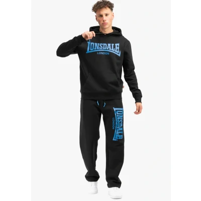 Imagen de Lonsdale Chatsworth Sudadera con, Negro Y Azul, 3XL para Hombre
