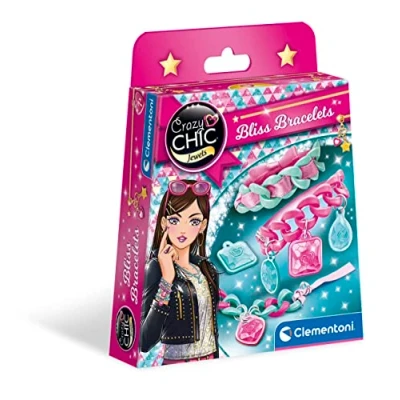 Imagen de Clementoni 18535 Bliss Bracelets Abalorios y Set para Hacer Pulseras Infantiles a Partir de 7 años