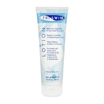 Imagen de TRISWIM Loción Corporal Regeneradora de la Piel, Cuidado para Cuerpo Después Nadar, Intensiva Rescate Piel Seca XXL, Hidratante Nadadores, Body Lotion 250 ml