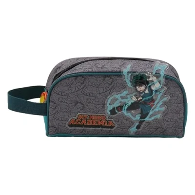 Imagen de My Hero Academia Neceser, Bolsa de Aseo, Portatodo, Color Gris, Producto Oficial (CyP Brands)