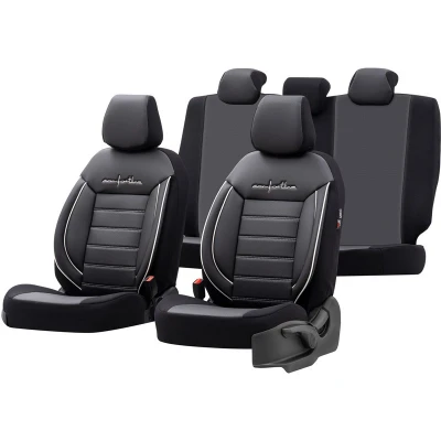 Imagen de Otom Comfortline CMF 214 Cubreasiento negro, blanco, gris textil, cuero
