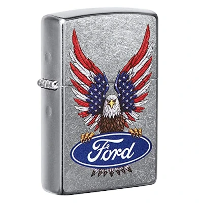 Imagen de ZIPPO Ford Design, Color Image Street Chrome Mechero, rellenable, en una Caja de Regalo