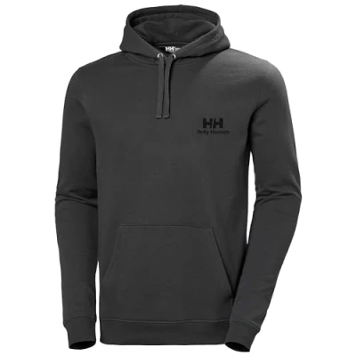 Imagen de Helly Hansen Nord Graphic Pull Over Hoodie Sudadera con Capucha, 984 Ebony 2, XXL para Hombre
