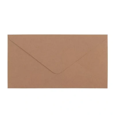 Imagen de Florence sobres (21 x 11 cm, kraft 100 unidades, 120 g/m², autoadhesivos para boda, tarjetas postales, invitaciones, de felicitación
