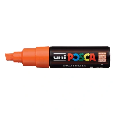 Imagen de POSCA PC 8K rotulador naranja (8 mm cincel)