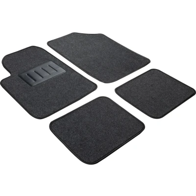 Imagen de START Essential Carpet 10462 Juego de alfombrillas suelo textil, PVC, PP (polipropileno) delante y detrás 4 negro