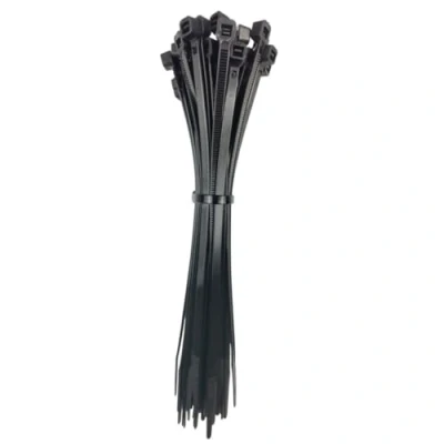 Imagen de OutdoorFix Abrazaderas para cables (150 x 3,5 mm, 50 unidades, color gris antracita, resistente a la intemperie, anti UV
