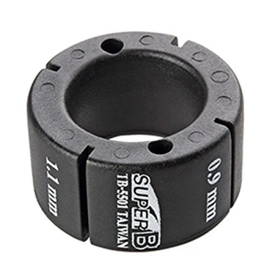 Imagen de SUPER B Tope Radios Plano 4 Secciones Negro, Unisex Adult, Black, pour 0,9/1,1/1,3/1,9 mm