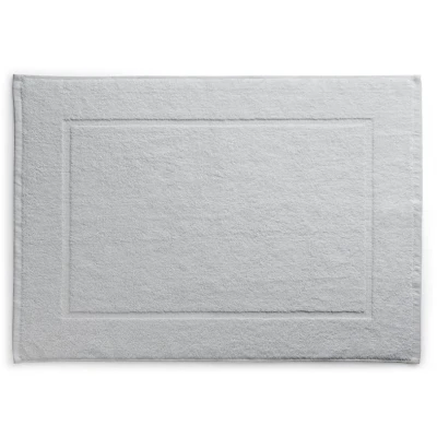 Imagen de Kela Ladessa 23311 Alfombrilla de baño (50 x 70 cm, 100% algodón, Lavable a 60º, Apta para calefacción por Suelo Radiante), Color Gris