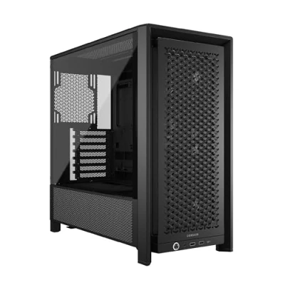 Imagen de CORSAIR Carcasa de PC modular torre media alto flujo aire 4000D RS Frame 3 ventiladores Sistema montaje ventilador InfiniRail Se adapta a múltiples radiadores 360 mm
