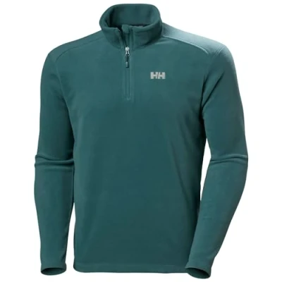 Imagen de Helly Hansen Daybreaker 1/2 ZIP Forro polar, Hombre, Talla: Large, Dark green