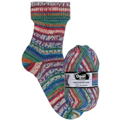 Imagen de Opal Nach Hundertwasser Edición 4053 807 (425m) 4 Capas Duradero Calcetín Hilado 1x100g