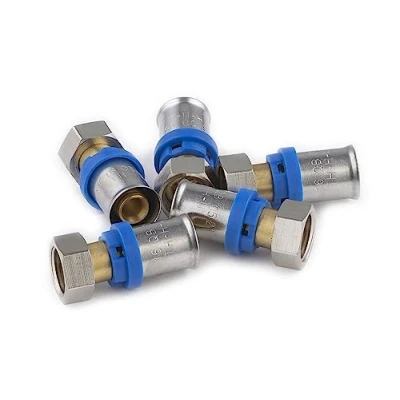 Imagen de Conector multicapa con prensado Multiperfiles Ø16 Hembra Giratoria 3/8 QUICK PLOMBERIE