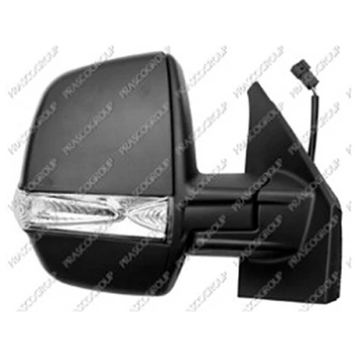 Imagen de Espejo retrovisor Prasco FT9107133 derecha negro manual ajustable desde interior FIAT: Doblo II Furgón / Familiar