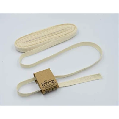 Imagen de Trimz Cinta de espiga 100% algodón, natural, 10 mm x 5 m