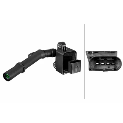 Imagen de HELLA 5DA 358 290 171 Bobina de encendido 4polos cavidad bujía MERCEDES BENZ: Clase A, GLC SUV