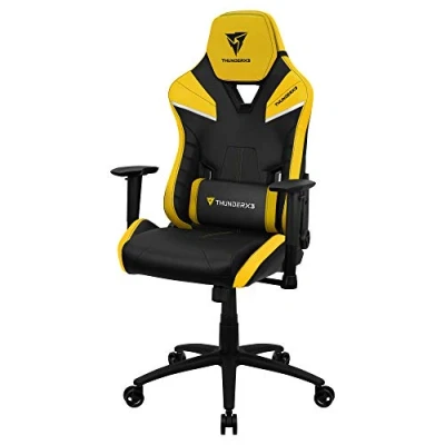 Imagen de ThunderX3 TC5BY Silla Gaming Ergonómica, Cojines Removibles, Air Tech, Amarilla