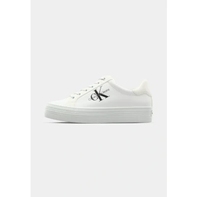 Imagen de Calvin Klein Jeans VULC Flatform Laceup Zapatillas, Mujer, Talla: 37, Bright white Zapatos