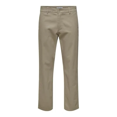 Imagen de Only &amp; Sons Onsnicky Straight PANT Pantalones, Hombre, Talla: 34x32, Chinchilla
