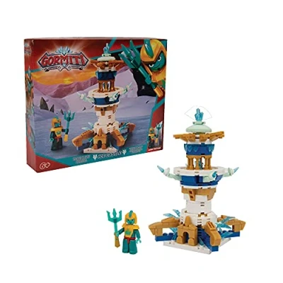 Imagen de GORMITI Juego de construcción Hielo con Mini Personaje Incluido, el Castillo Glacial, 280 Piezas, para niños a Partir 4 años, Giochi Preziosi