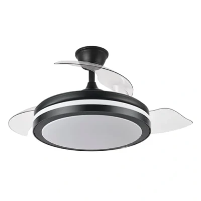 Imagen de AKUNADECOR Ventilador Dc Esparta L Negro Led 3 Temperaturas Y Control Remoto
