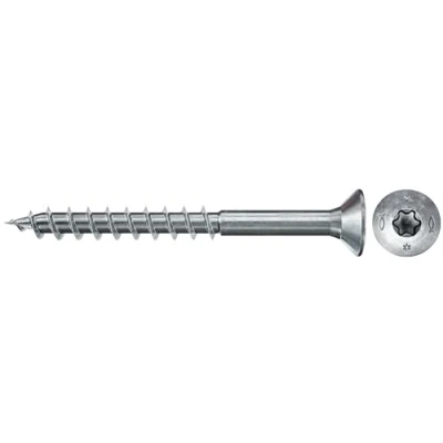 Imagen de fischer Power Fast II caja de tornillos especiales para madera 3x45mm, atornillado maderas, conexión maderas macizas o fijación piezas a la madera,200 ud