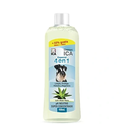 Imagen de ICA CHP26 Champú 4 en 1 con Aloe Vera para Perros