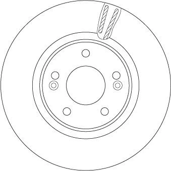 Imagen de TRW DF6497S Disco de freno 305 25 5 114,2 ventilado barnizado HYUNDAI: i30 III Hatchback, Tucson, ix35, KIA: Sportage IV, Ceed Hatchback