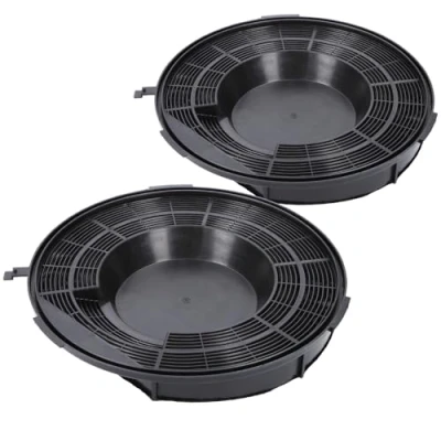Imagen de 2x filtro de carbón activo para campana extractora como alternativa a los filtros 9029800522, 9029793727, 50284715005, E3CFE28, EHFC28, F00173/S, adecuado Elica Typ28, AEG, Electrolux, etc.