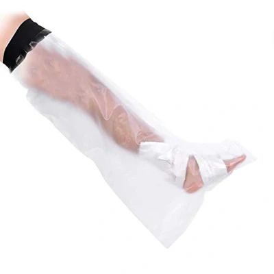 Imagen de Lifeswonderful Protector Impermeable Reutilizable para Cubrir el Yeso, Escayola o Vendaje (Pierna Adulta, Longitud Completa)