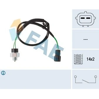 Imagen de FAE 41281 Interruptor, piloto de marcha atrás MAZDA: 3 Berlina, 6 Hatchback, Hatchback