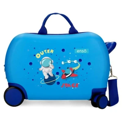 Imagen de Enso Outer Space Maleta Infantil Azul 45x31x20 cms Rígida ABS 24,6L 1,8 kgs 4 Ruedas Equipaje Mano