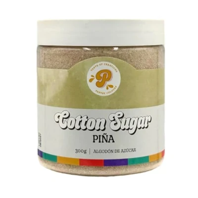 Imagen de PASTRY COLOURS, Azucar para Maquina de Algodón, Algodon Botes Pequeños, Perfecto Llenar tus Fiestas con Algodones Azúcar Colores Divertidos y Deliciosos, 300 G (Piña)