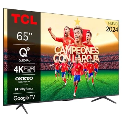 Imagen de TV QLED 65&quot; TCL 65C655, UHD 4K, AiPQ PRO, QLEDPRO, Dolby Vision y Atmos, HDR10+, Negro