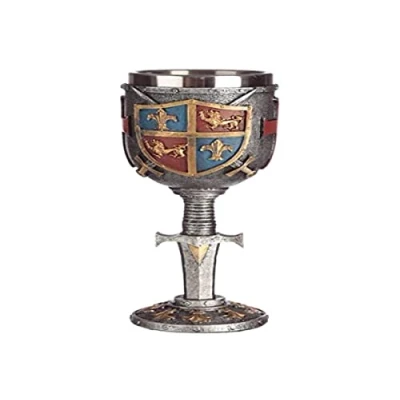Imagen de Puckator Coleccionable decorativo escudo de armas, resina, multicolor, altura 19 cm ancho 7,5 profundidad 8