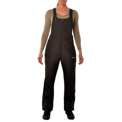 Imagen de ARCTIX Overol Esencial con Aislamiento Baberos de esquí, Mujer, Negro, Large/29 Inseam