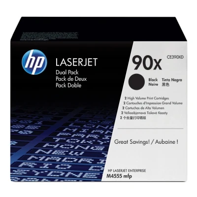 Imagen de Pack Dos Tóner Hp Ce390xd Negro Xl
