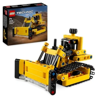 Imagen de Lego Technic Buldócer Pesado, Juego de Construcción para Niños, Vehículo Excavadora Juguete, Regalo Niños y Niñas 7 Años o Más, Imaginativo 42163