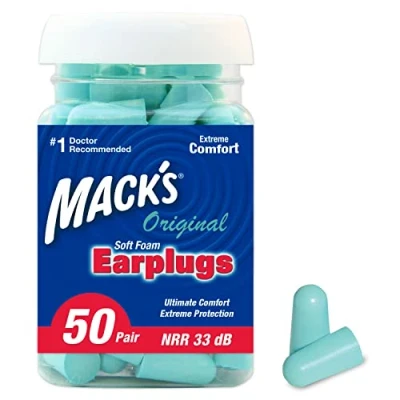 Imagen de Mack&#039;s Ear Care Original Soft Foam Earplugs, 50 Pair by