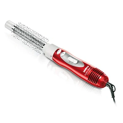 Imagen de Valera Perfiladora de aire caliente Turbo Style 1000 Tourmaline 603.01B, con dos cepillos y una boquilla para secador pelo, vatios, color rojo