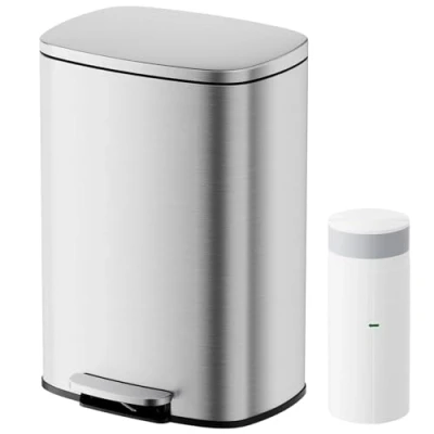 Imagen de YASHE Deshidratador de Alimentos, 5 Bandejas Acero Inoxidable, Temporizador y Temperatura Ajustables, Flujo Aire 360, Sin BPA, Deshidratadora 400W para Carne Seca, Frutas, Hierbas, Snacks