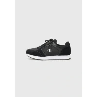 Imagen de Calvin Klein Runner Sneaker Mujer Laceup Sock Calzado deportivo, Negro (Black), 40