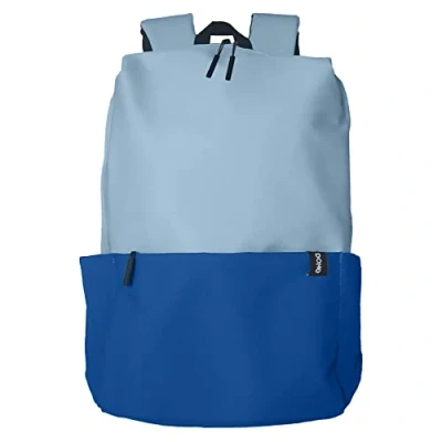 Imagen de Dohe Mochila Escolar 5 Bolsillos (1 para Ordenador Portátil), Tamaño Grande, Tirantes y Espalda Reforzados, Estudiantes, Material DUO Azul