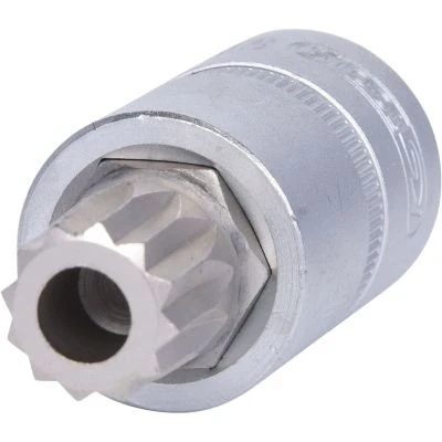 Imagen de KS TOOLS 150.9364 Piezas insertables de llave cubo DIN3120, ISO1174 M16 Acero cromo vanadio Dodecagonal interior, dentado exterior