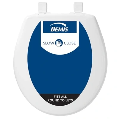 Imagen de Bemis 730SLEC 000 Asiento de Inodoro, Blanco, 1 Pack Round