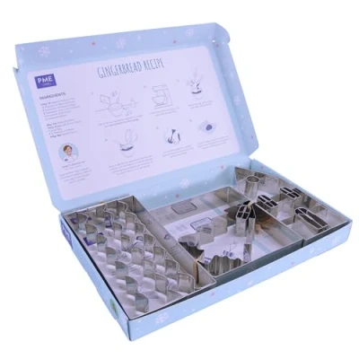 Imagen de PME GBS65 Set de Cortadores Casitas Jengibre, Stainless Steel