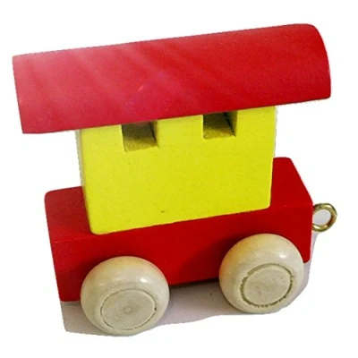 Imagen de Letras Tren Multicolor Personalizada nombre Grabado de darles, también como regalo Set Bunte waggon Talla:Bunte